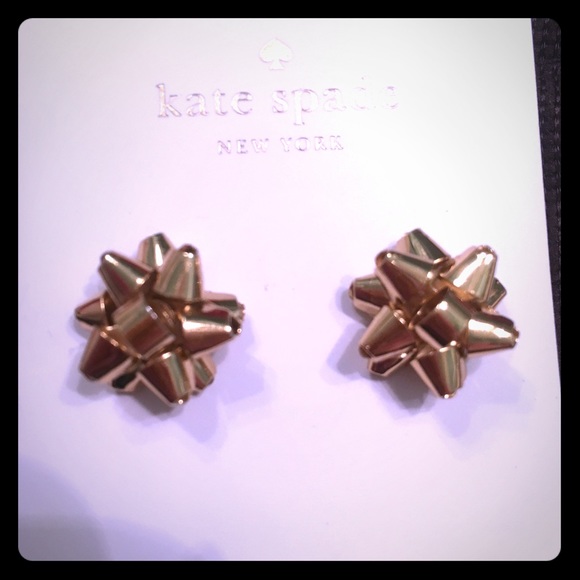 Kate spade bow earrings - Picture 1 of 3