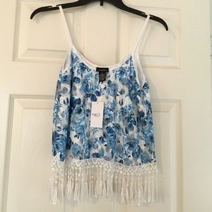 Fringe crop top