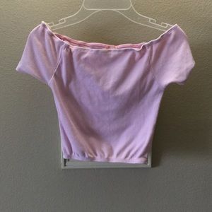 Charlene Cropped Off-Shoulder Top