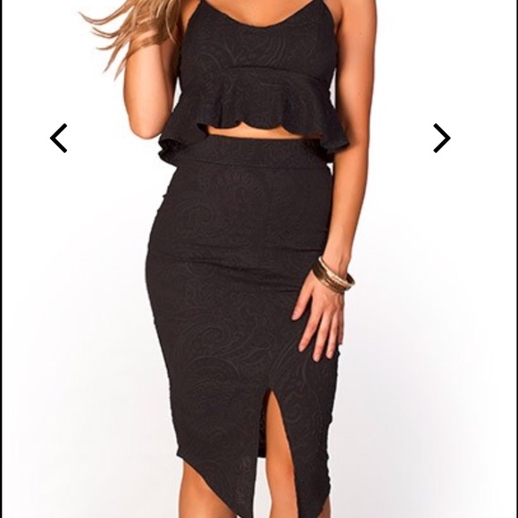 Babe society Top Two Piece Midi Dress