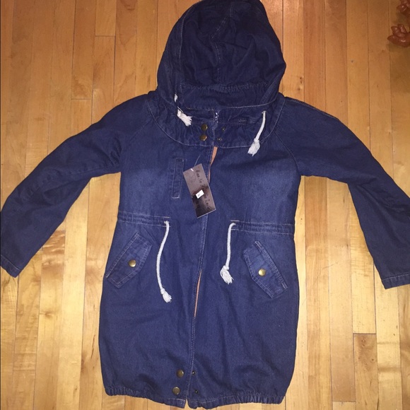 Denim coat (runs small, more like a large)