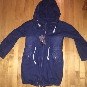 Denim coat (runs small, more like a large)