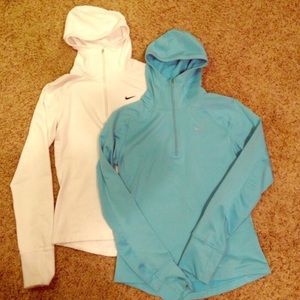 Nike half zips!- WHITE IS SOLD