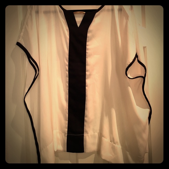Black and White blouse