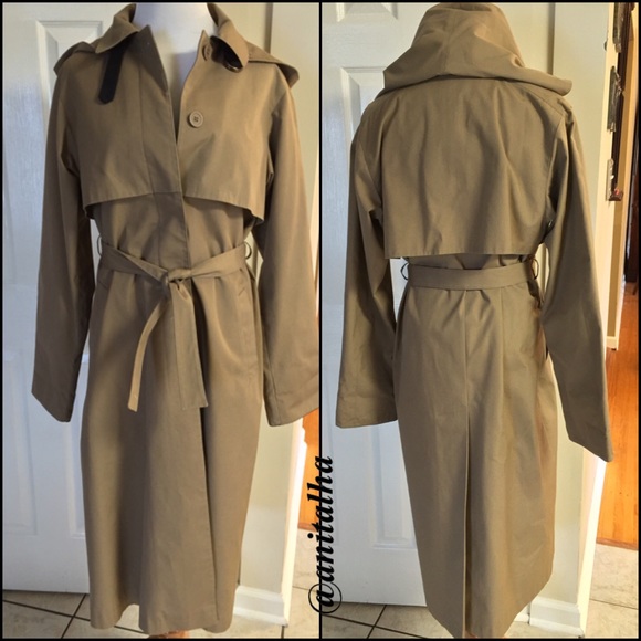 Jack Set Jackets & Blazers - Jack Set Lined Hooded Trench Coat