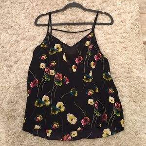 Waverly Grey Silk Mesh Top