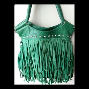 Eye catching green bag