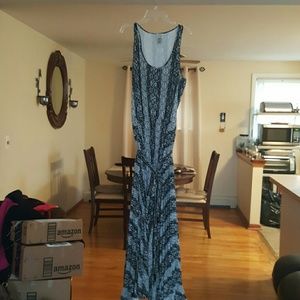 Beautiful maxi dress black and white