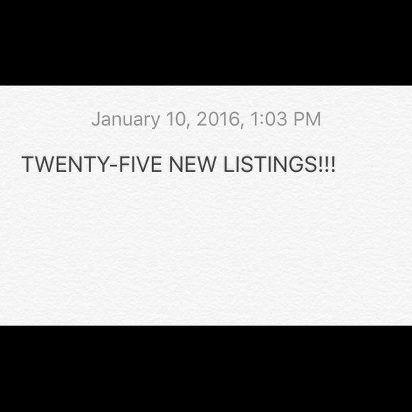 25 new listings!!!