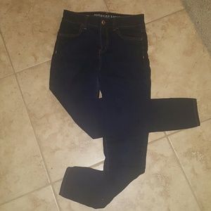 American Eagle high rise Jeggings 4 short