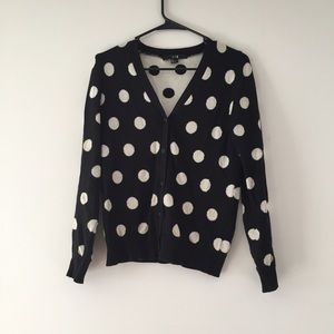 Polka dot cardigan