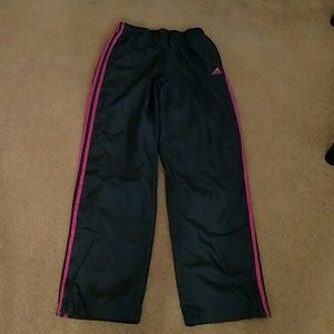Adidas pink lined pants!