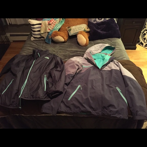 Women's 2 in 1 North Face winter coat