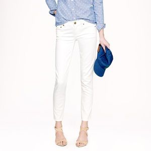 J. Crew Cropped Matchstick Jean in White