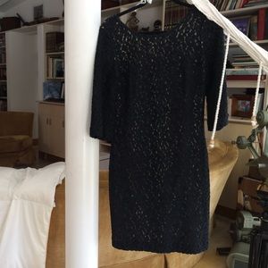 Etcetera black lace dress