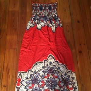 Patterned Maxi Dress