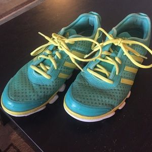 Green and Yellow women's adidas