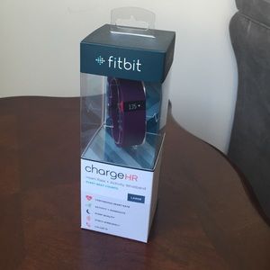 Fitbit Charge HR, Purple, Size Large (NEW IN BOX)
