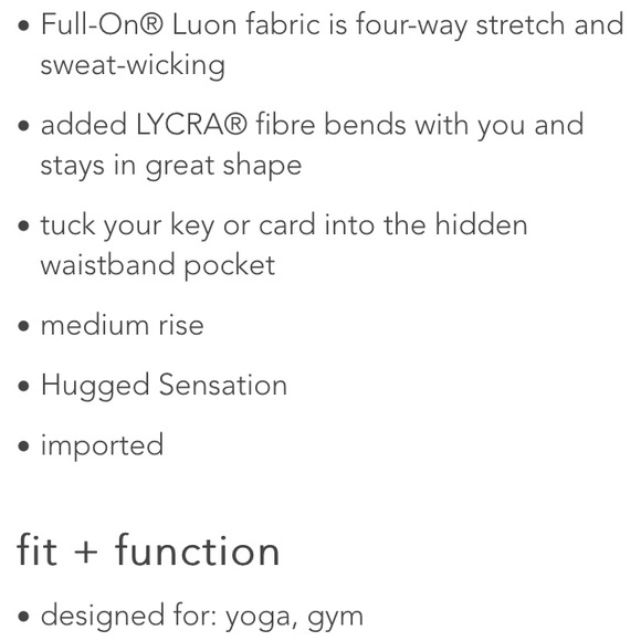 Wunder Under Lululemon leggings - Picture 4 of 4