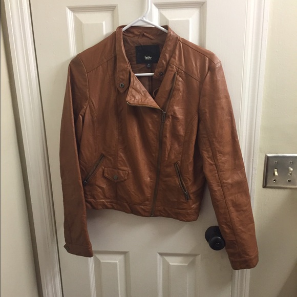 Faux leather jacket