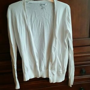 White old Navy cardigan