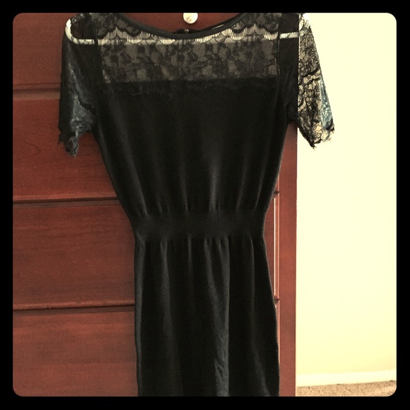 Loft lace sweater dress