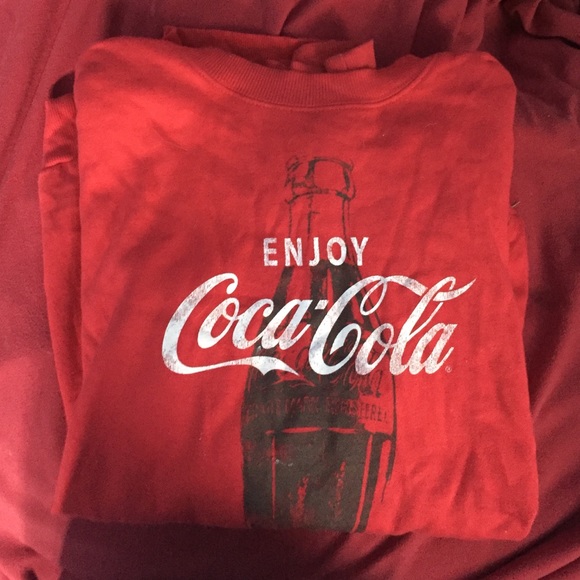 !!SOLD ON M Authentic Coca-Cola sweatshirt - Picture 1 of 2