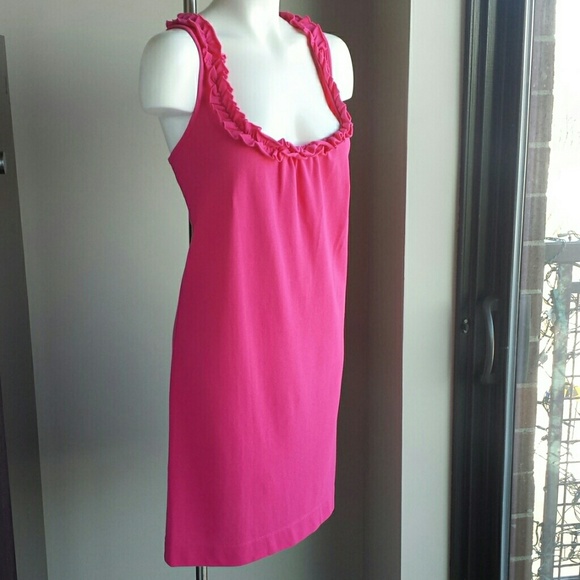 *SOLD *J. CREW PINK COTTON DRESS* - Picture 2 of 4