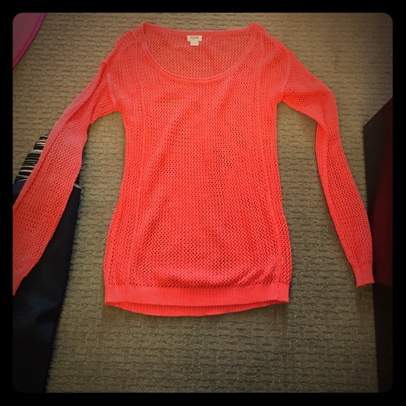 EUC Orange Sweater