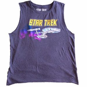 Gray Star Trek muscle tee.