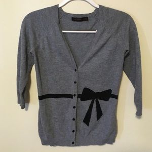💥price drop💥3/4 Sleeve Cardigan with Bow Detail