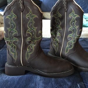 Leather Cowboy Boots