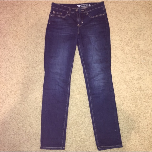 Gap Dark Wash Skinny Jeans