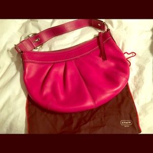 Coach handbag *recently reduced*. FREE scarf