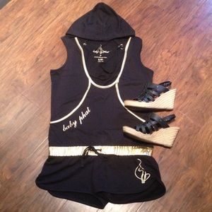 Hooded romper