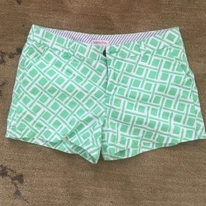 Target Lime Green Patterned Shorts