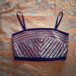 A Bethany mota sequin Bandeau