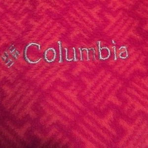 Patterned Columbia quarter zip up