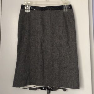 Bebe- gray pencil skirt