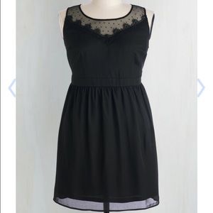 Black Doe & Rae dress with lace
