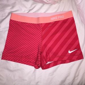 Nike pro compression shorts