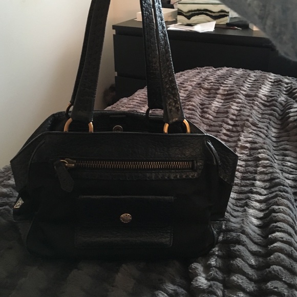 Prada small black shoulder bag