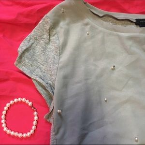 Pearl Embellished T-Shirt