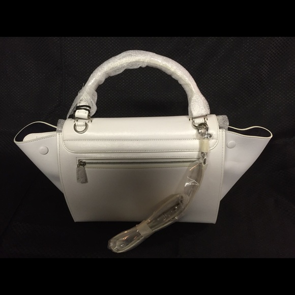 NWT Celine Trapeze Bag White with Silver Hardware - Picture 2 of 4