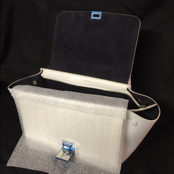 NWT Celine Trapeze Bag White with Silver Hardware - Picture 3 of 4