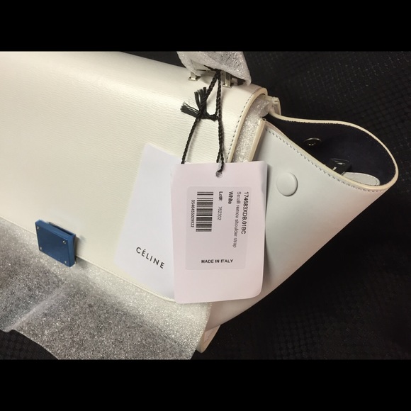 NWT Celine Trapeze Bag White with Silver Hardware - Picture 4 of 4