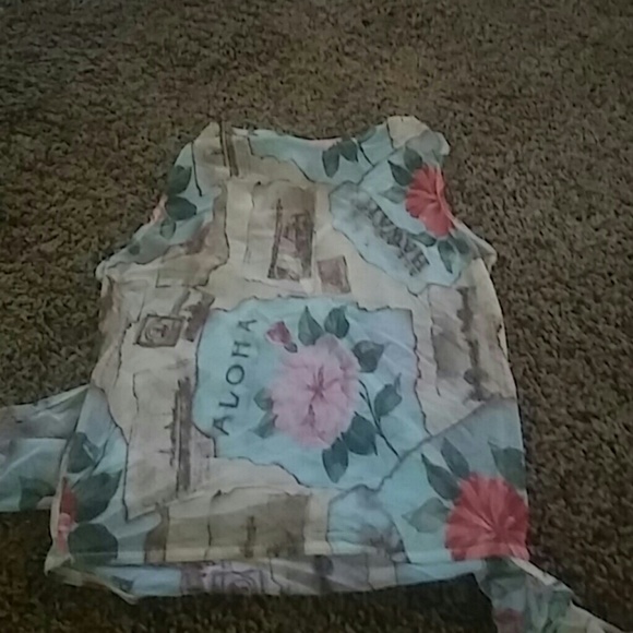 Savage wrap top size s tropical - Picture 3 of 3