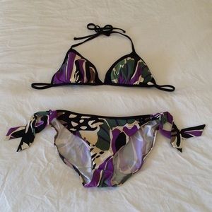 Kenneth Cole Bikini - Multicolored w/Black Trim