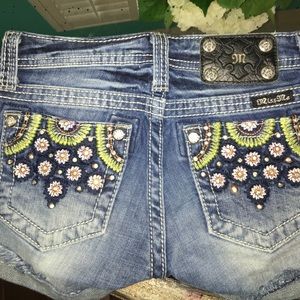 Miss Me Girls Jean Shorts Size 12