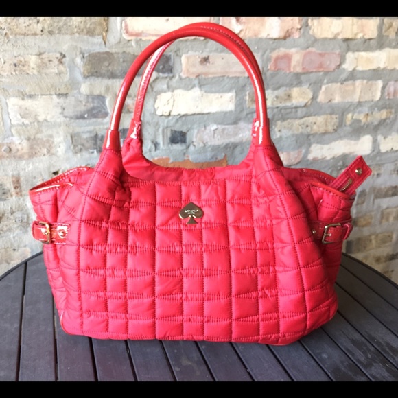 Kate Spade Quilted Signature Satchel Handbag